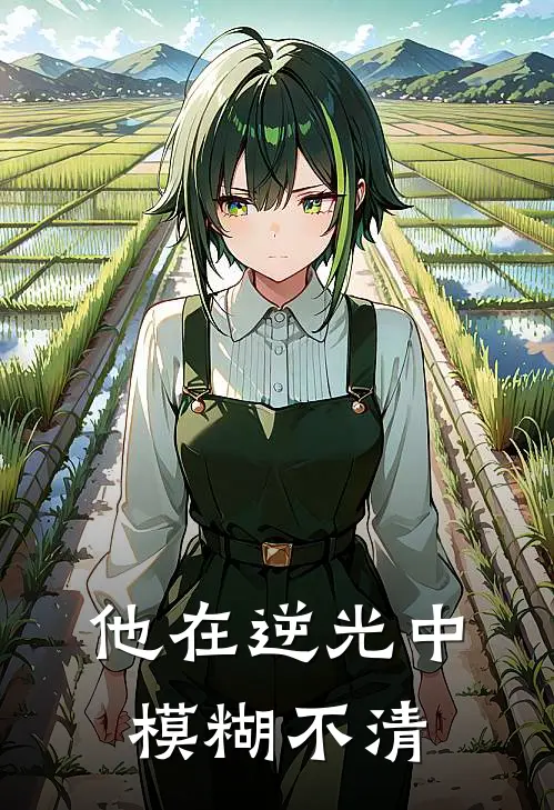 他在逆光中模糊不清